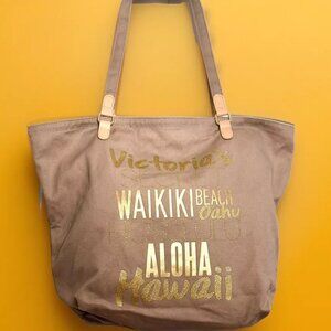 Victoria's Secret SUPERMODELS ESSENTIALS Hawaii Tote Beach Bag Waikiki Oahu NWT